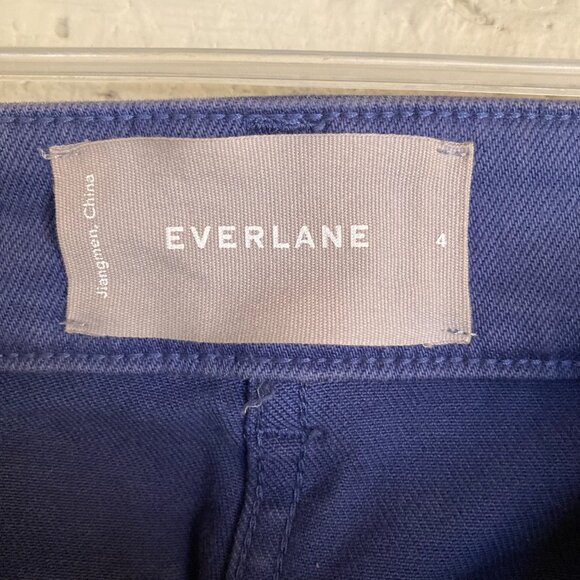 Everlane Wide Leg Crop Pant Blue (Small, Size 4) - Picture 4 of 10